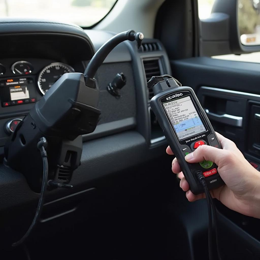 Connecting an OBD2 Scanner to a Dodge Ram