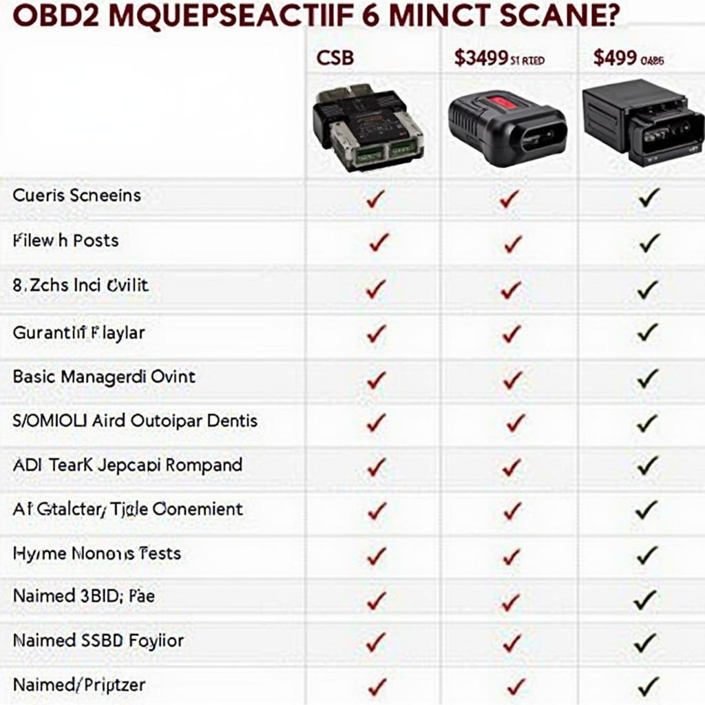 OBD2 Scanner Price Comparison in Durban