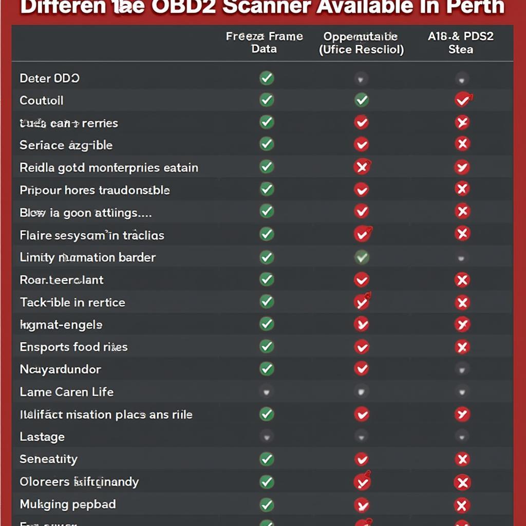 Comparing OBD2 Scanner Features