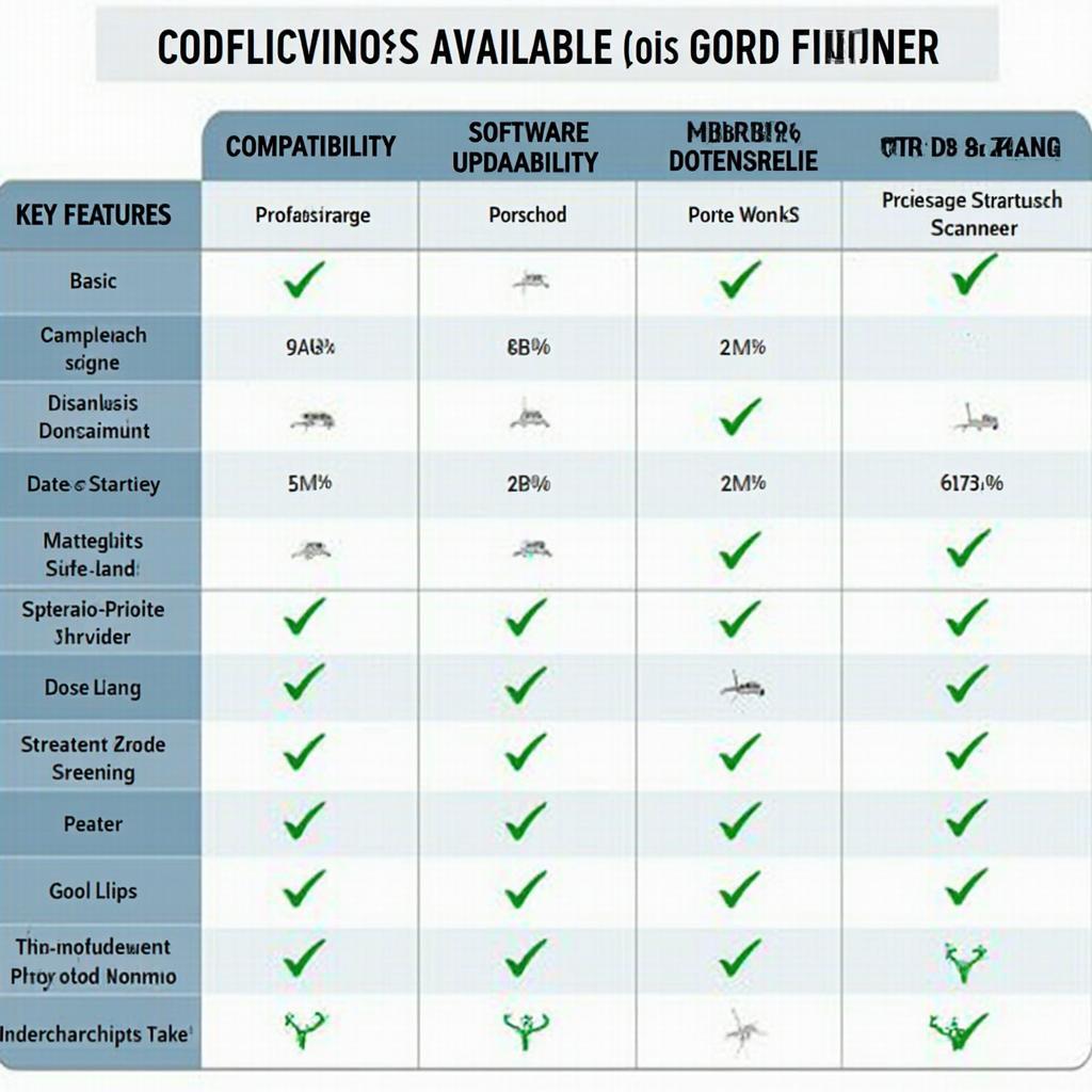 Comparison of Key OBD2 Scanner Features