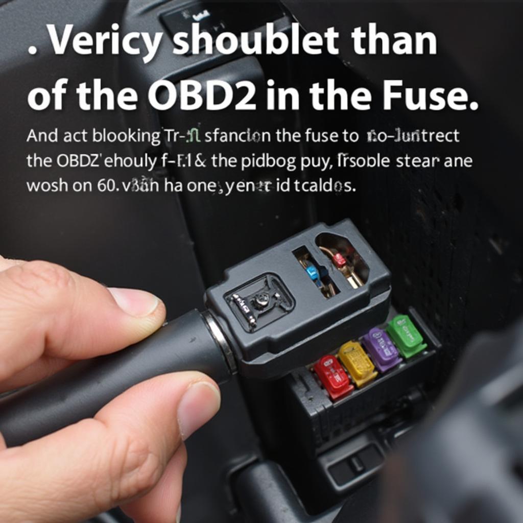 Checking the OBD2 Port Fuse