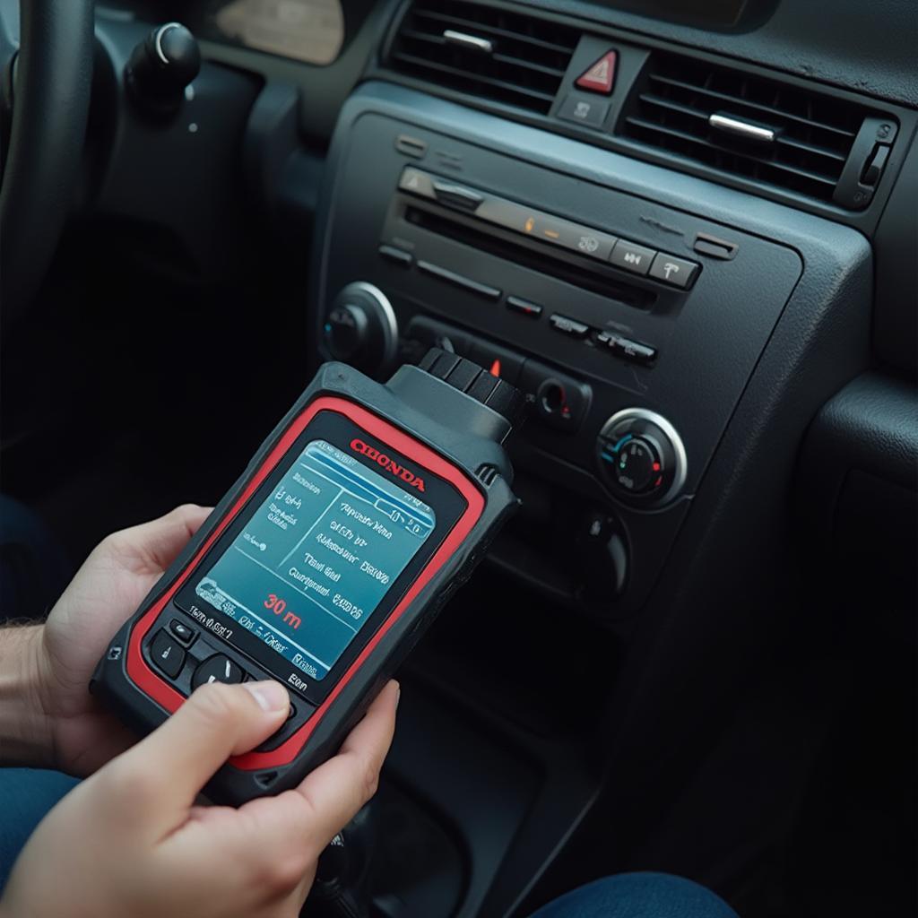 Using an OBD2 Scanner in a Honda Element