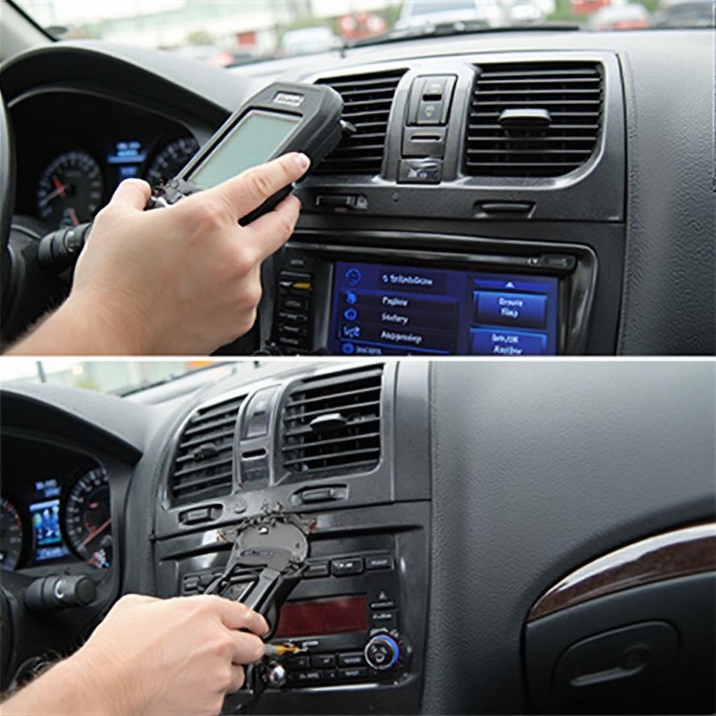 Connecting an OBD2 Scanner to a Car's OBD2 Port