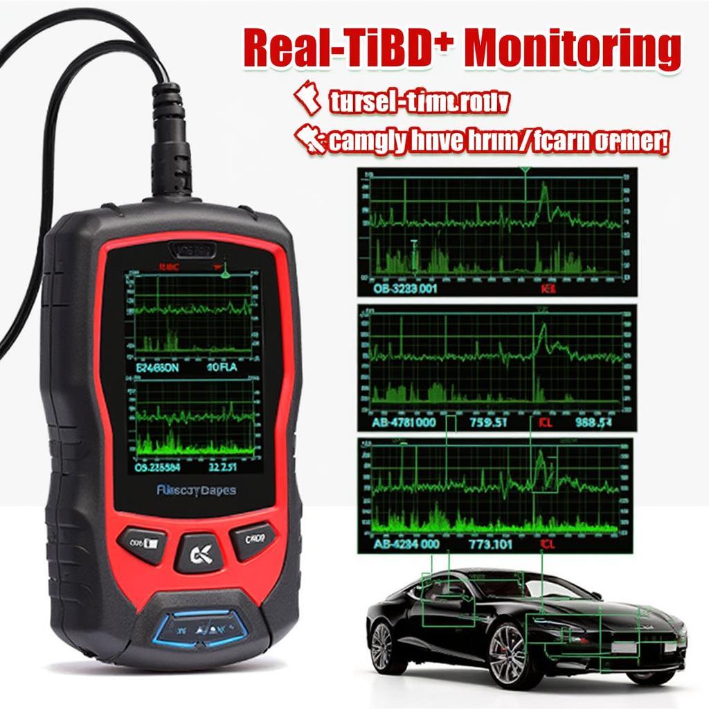 OBD2 Scanner Displaying Live Data