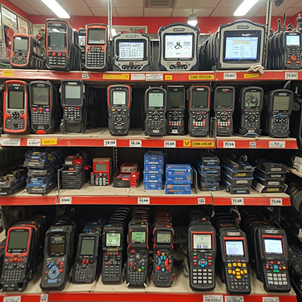 OBD2 Scanners on Display at O'Reilly Auto Parts