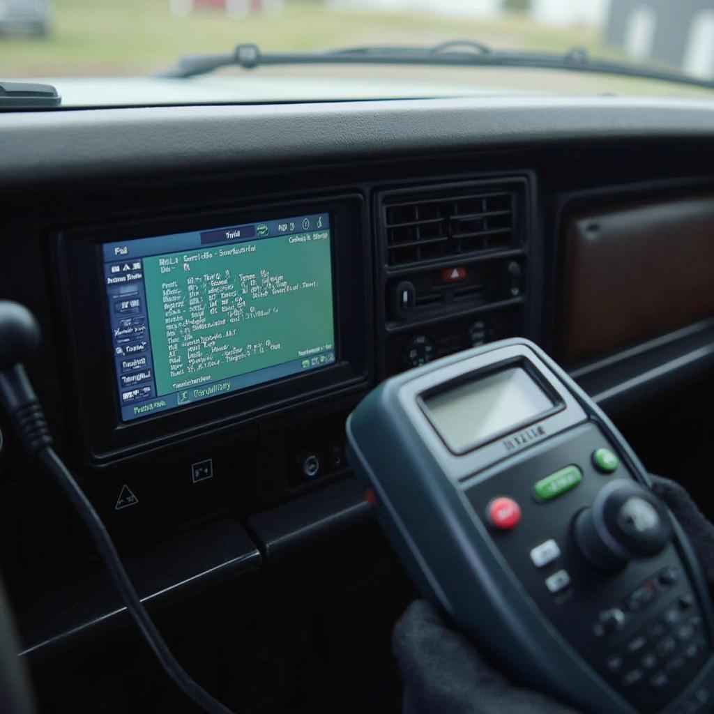 OBD2 Scanner Reading Codes on a 1996 Buick Century