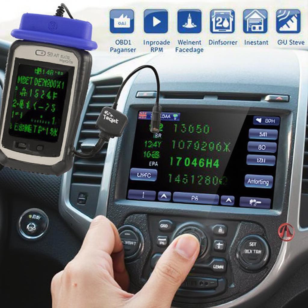 OBD2 Scanner Displaying Data from an OBD1 ECU via Jumper Harness