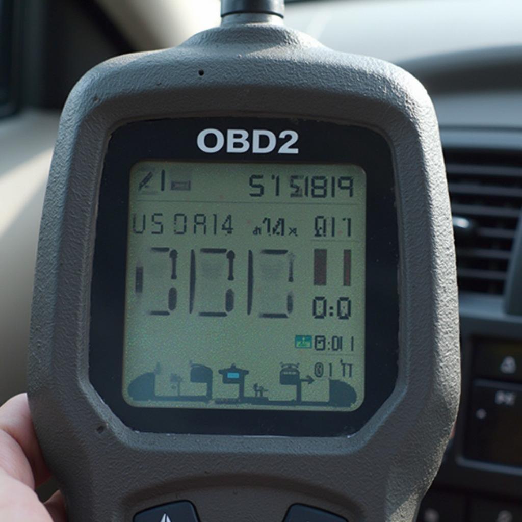 OBD2 Scanner Reading EVAP Pressure