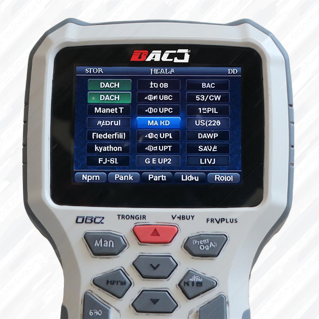 OBD2 Scanner Displaying Live Data Voltage