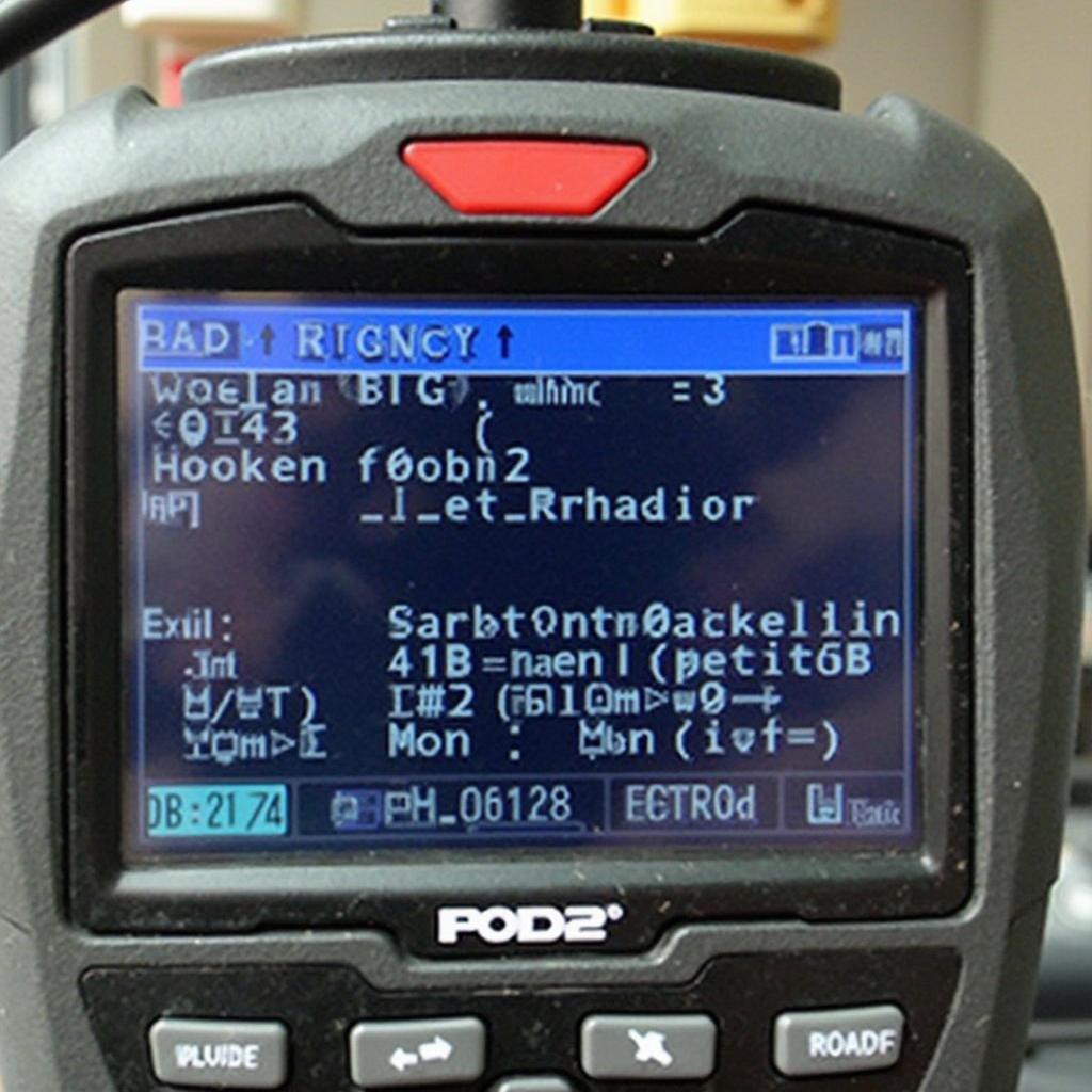 OBD2 Scanner Displaying P0128 Code