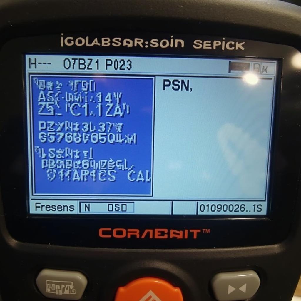 OBD2 Scanner Displaying P0223 Code