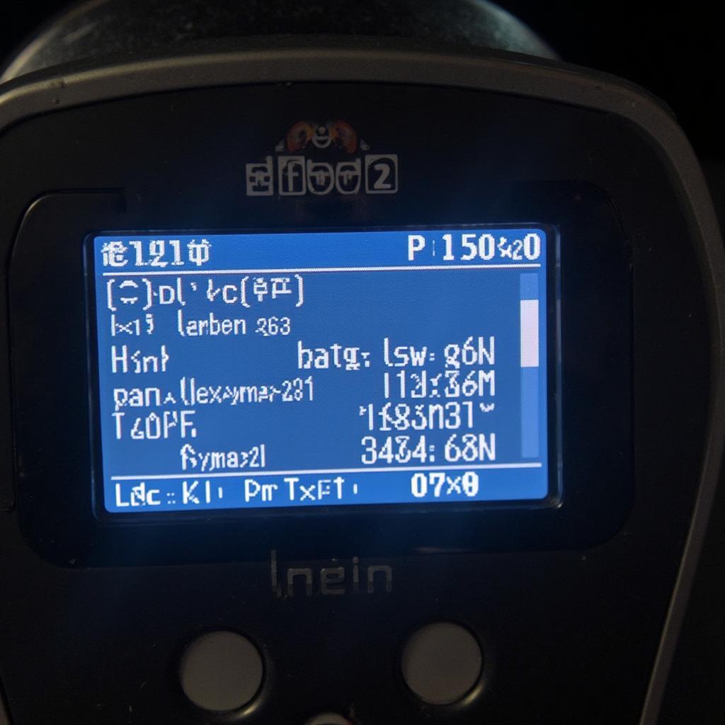 OBD2 Scanner Displaying P1516 Code