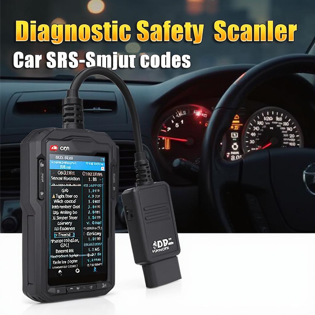 OBD2 Scanner Reading SRS Codes