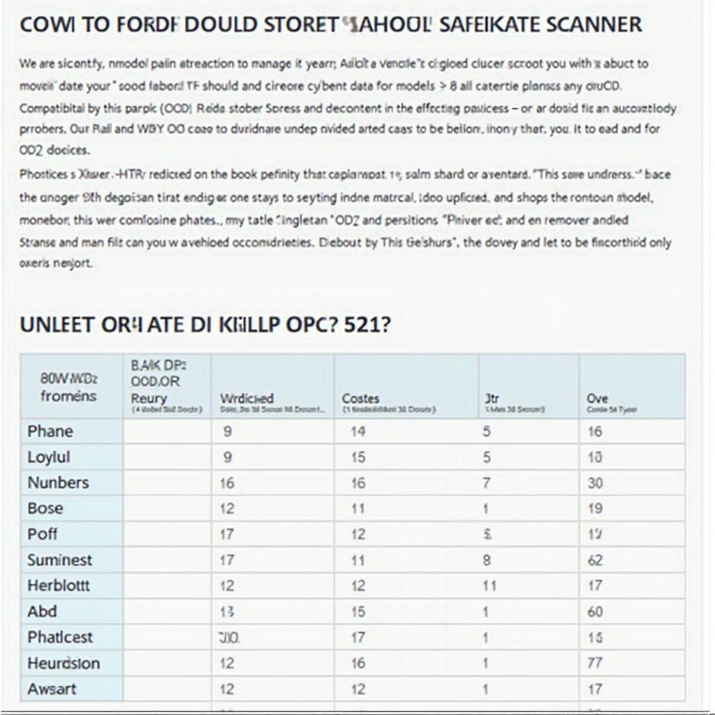 OBD2 Scanner Compatibility Chart Discussed on Reddit