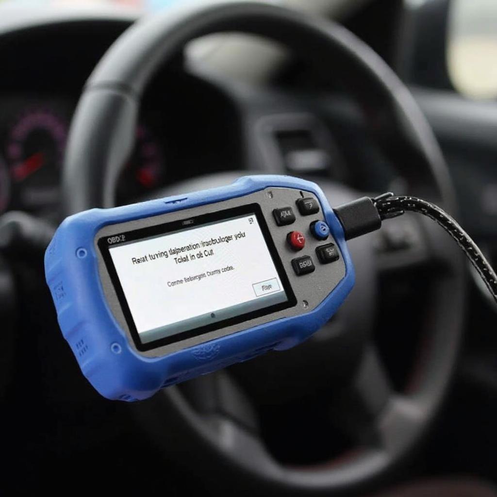 OBD2 Scanner Resetting Codes