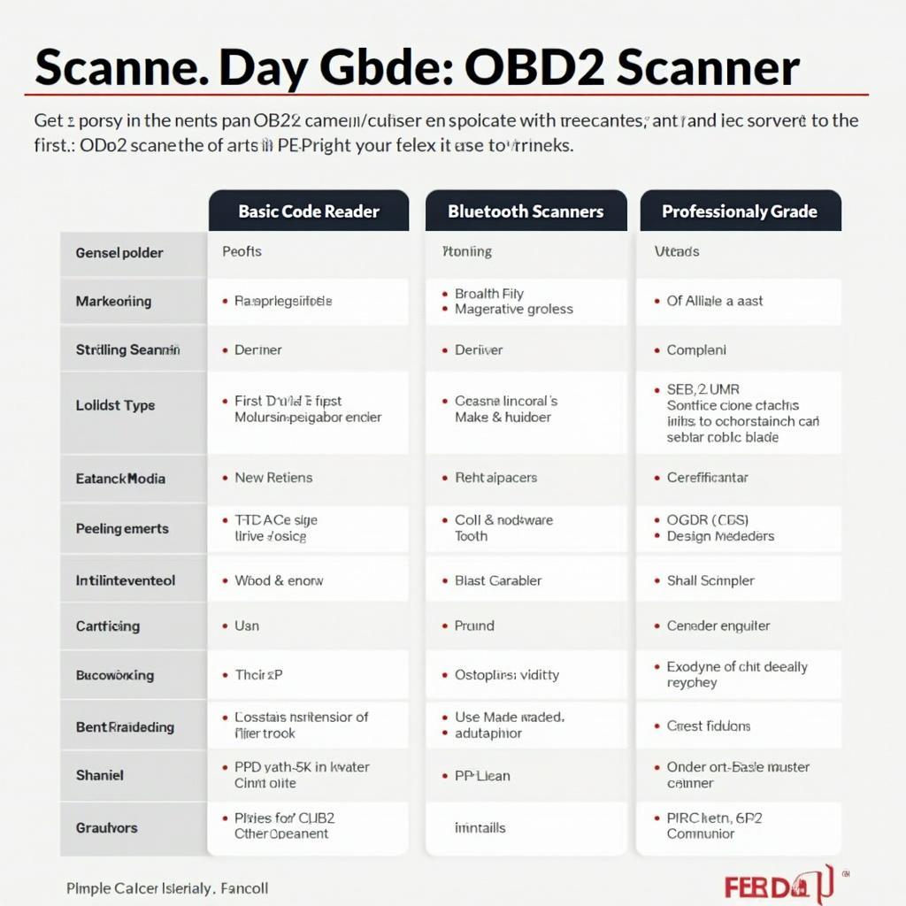 OBD2 Scanner Types Comparison 2019