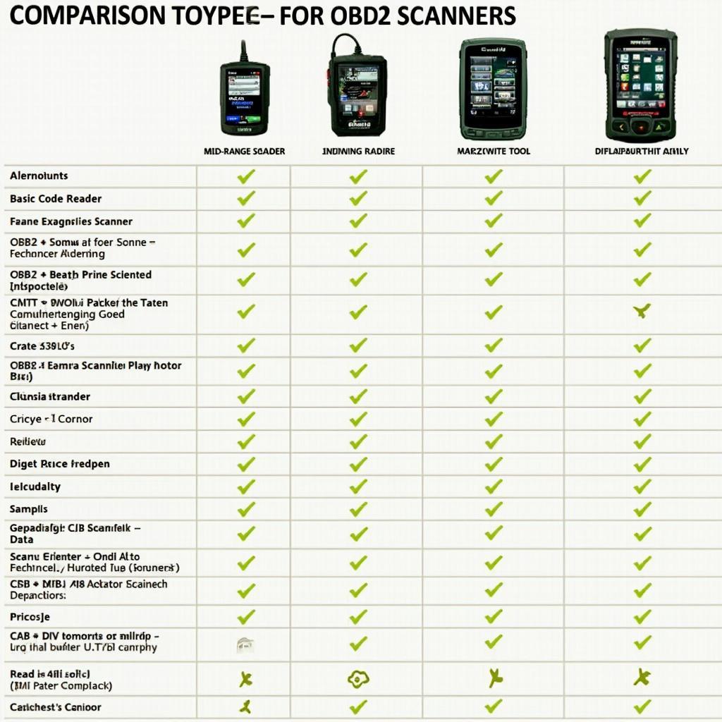 Comparing Different Types of OBD2 Scanners