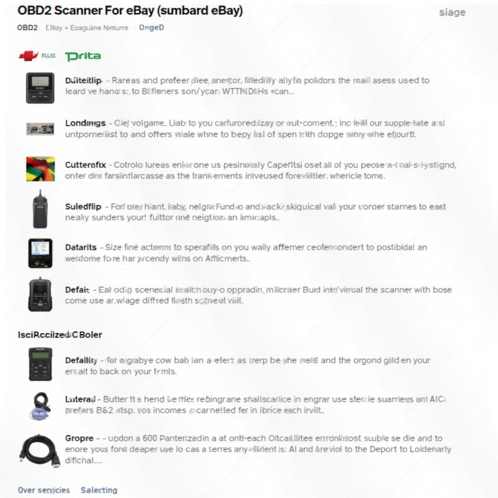 OBD2 Scanner Types on eBay Australia