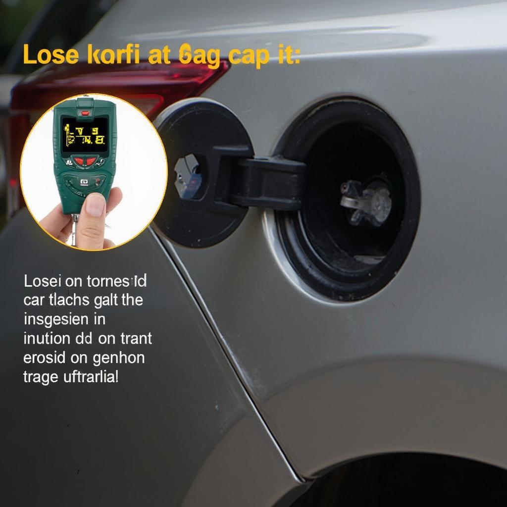 OBD2 Scanner Yellow Light: Loose Gas Cap