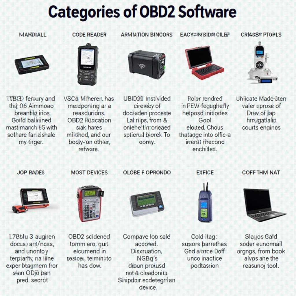 OBD2 Software Categories