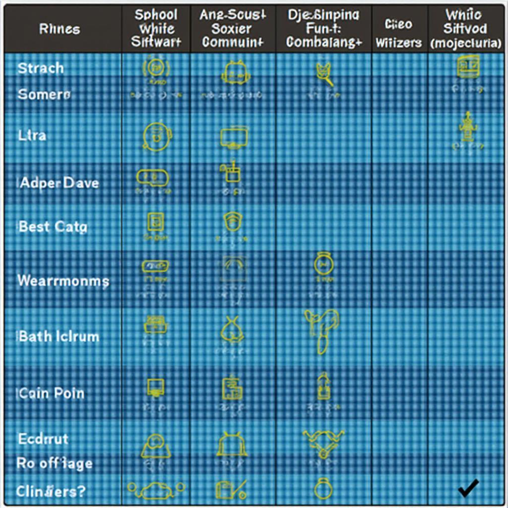 OBD2 Software Compatibility Chart