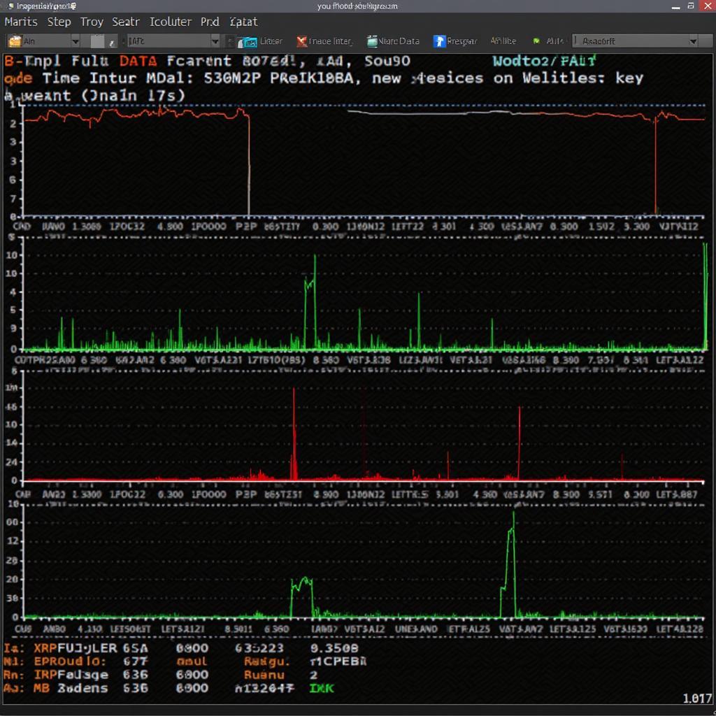 OBD2 Software Displaying Graphs of Live Data