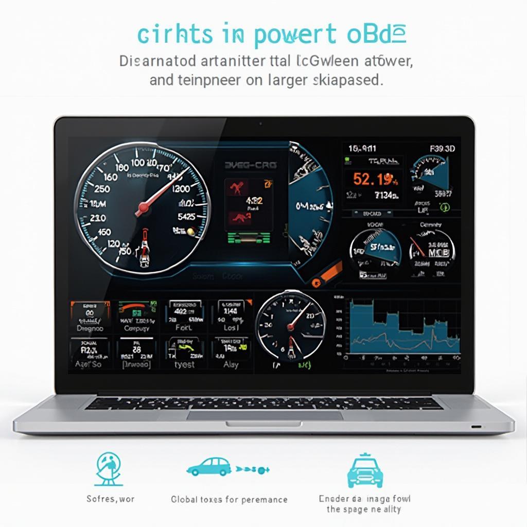 OBD2 Software Interface on Windows 10 Laptop