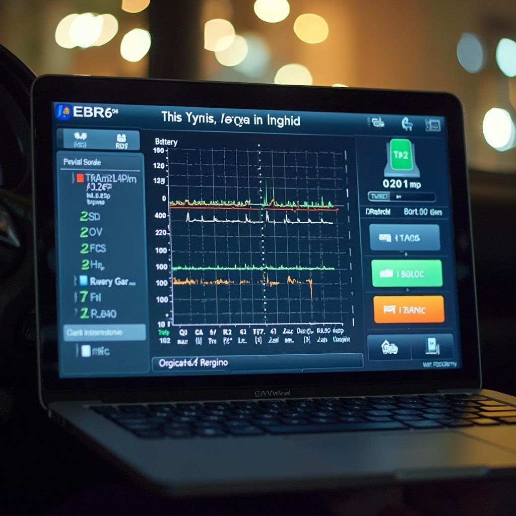 Monitoring Hybrid System Data with OBD2 Software on a Yaris Hybrid