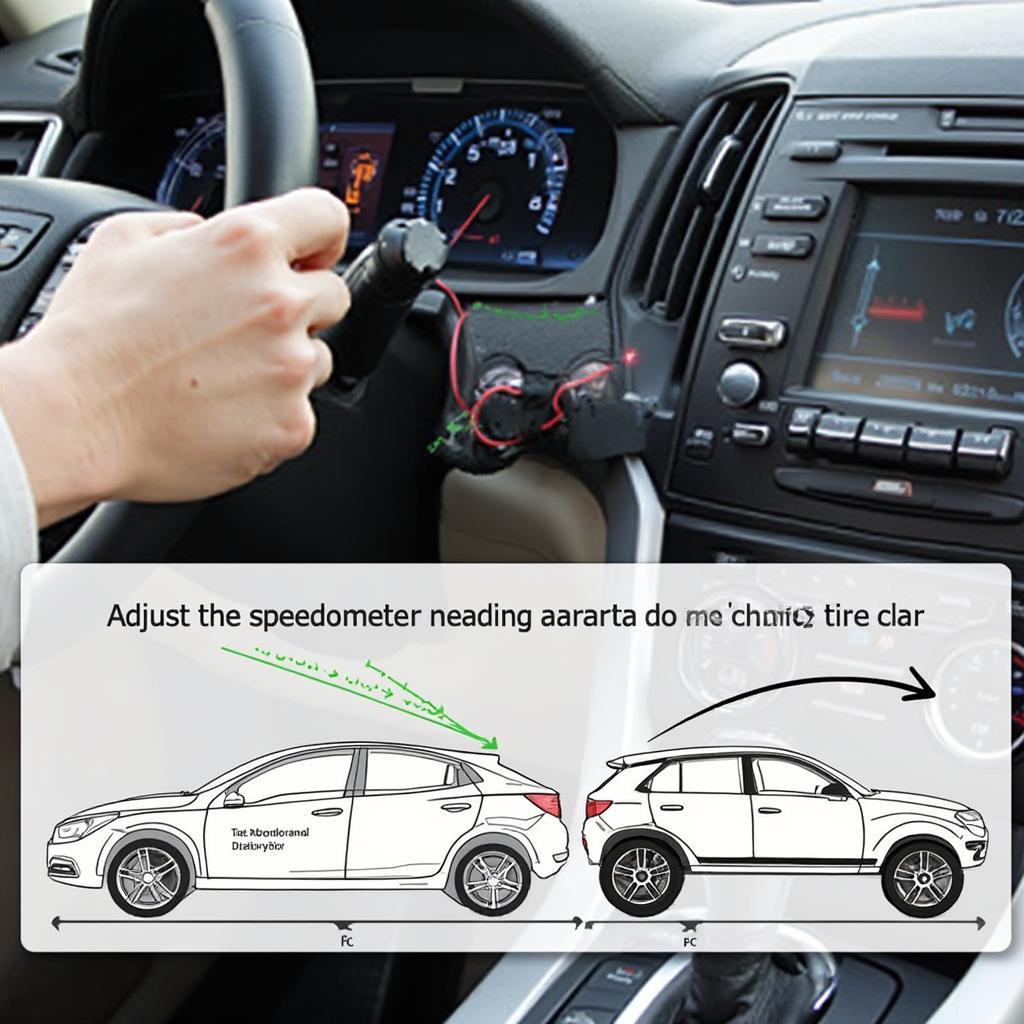 OBD2 Speedometer Calibrator Tire Size Adjustment