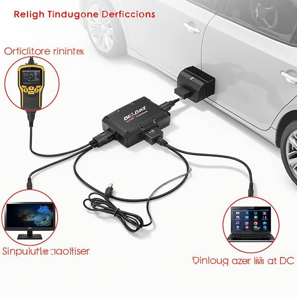 OBD2 Splitter Connecting Multiple Devices