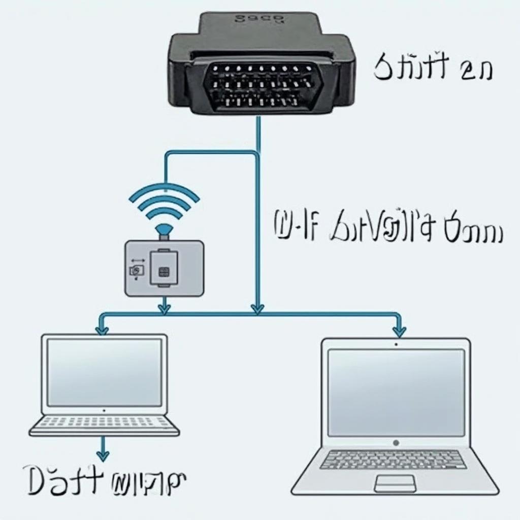 OBD2 TCP Connection Diagram