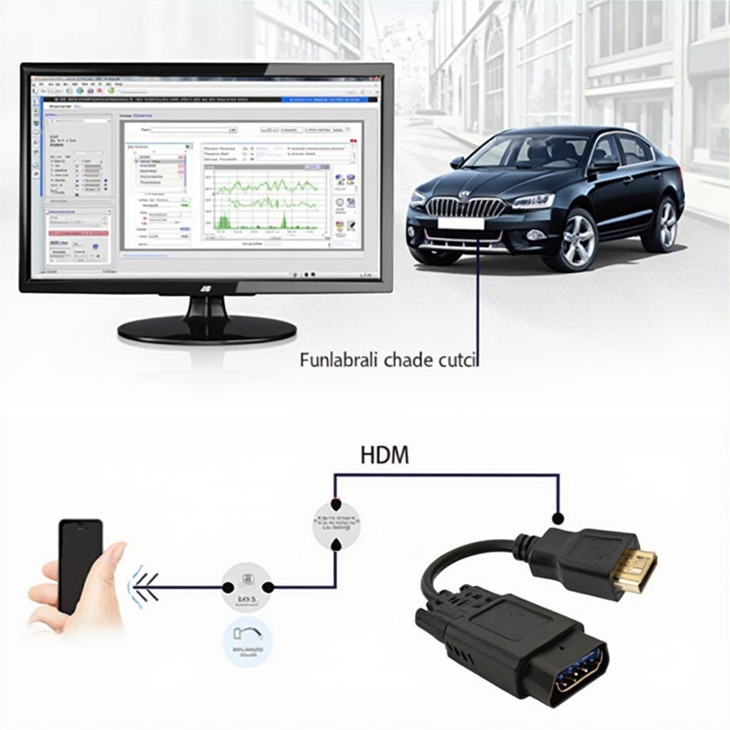 OBD2 to HDMI Converter Setup