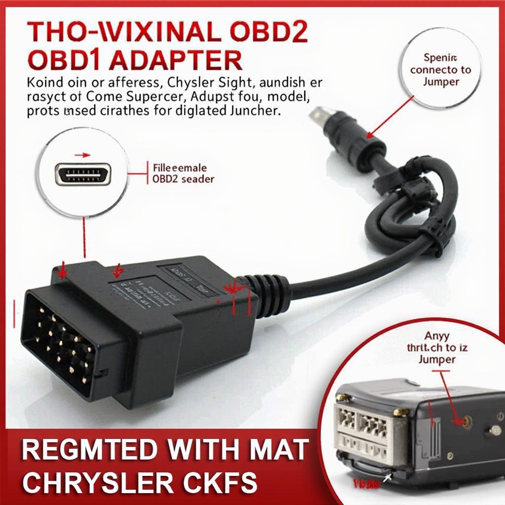 OBD2 to OBD1 CKFS Adapter