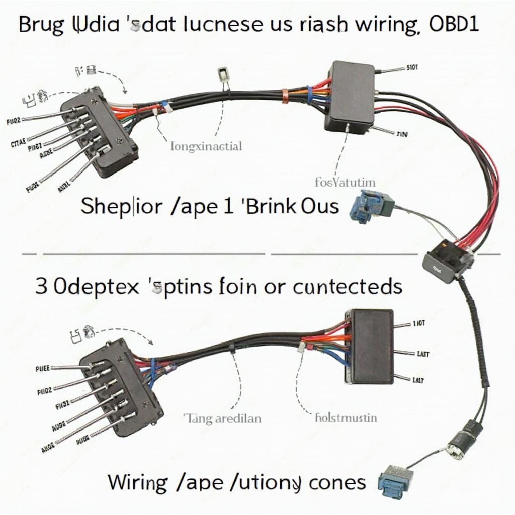 OBD2 to OBD1 Wiring Harness Adaptation