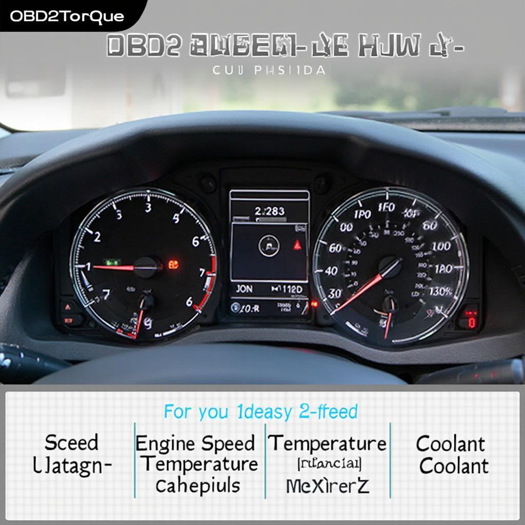 OBD2 Torque App Dashboard for Subaru