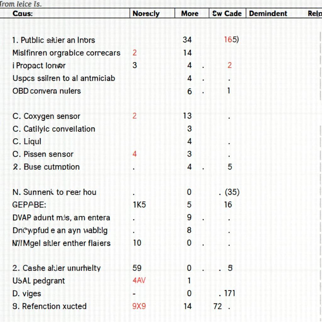 Common OBD2 Trouble Codes Explained