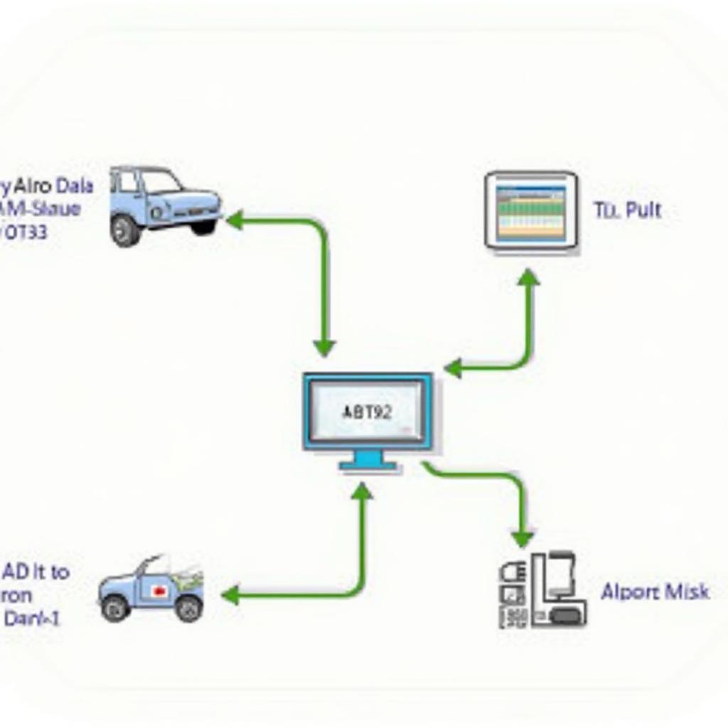 OBD2 USB Adapter Data Flow Diagram