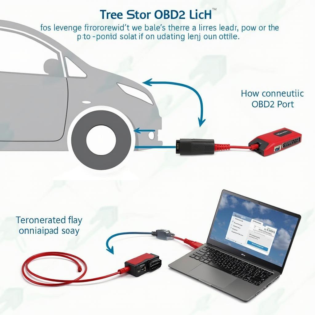 Connecting an OBD2 USB Cable