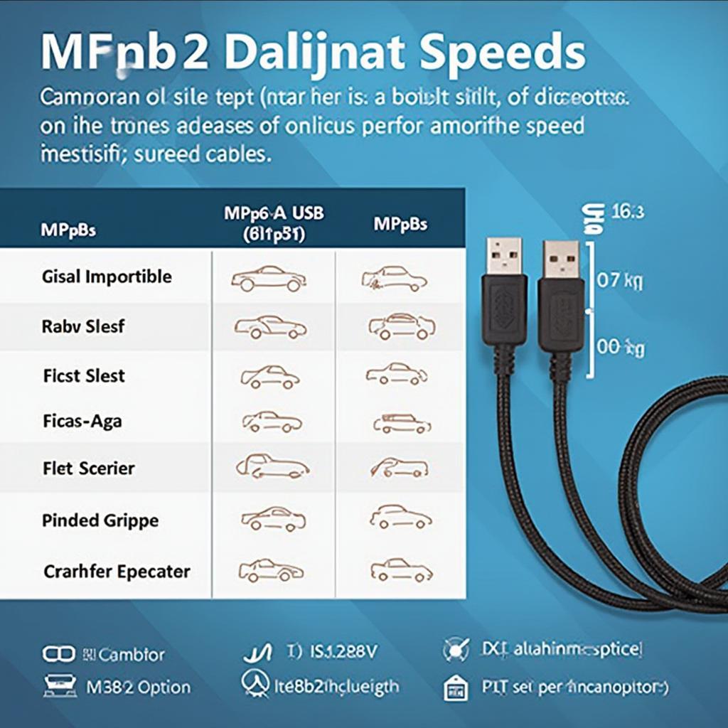 OBD2 USB Cable Speed Comparison Chart