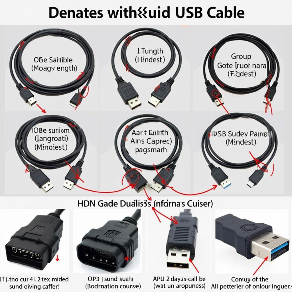 Different Types of OBD2 USB Cables