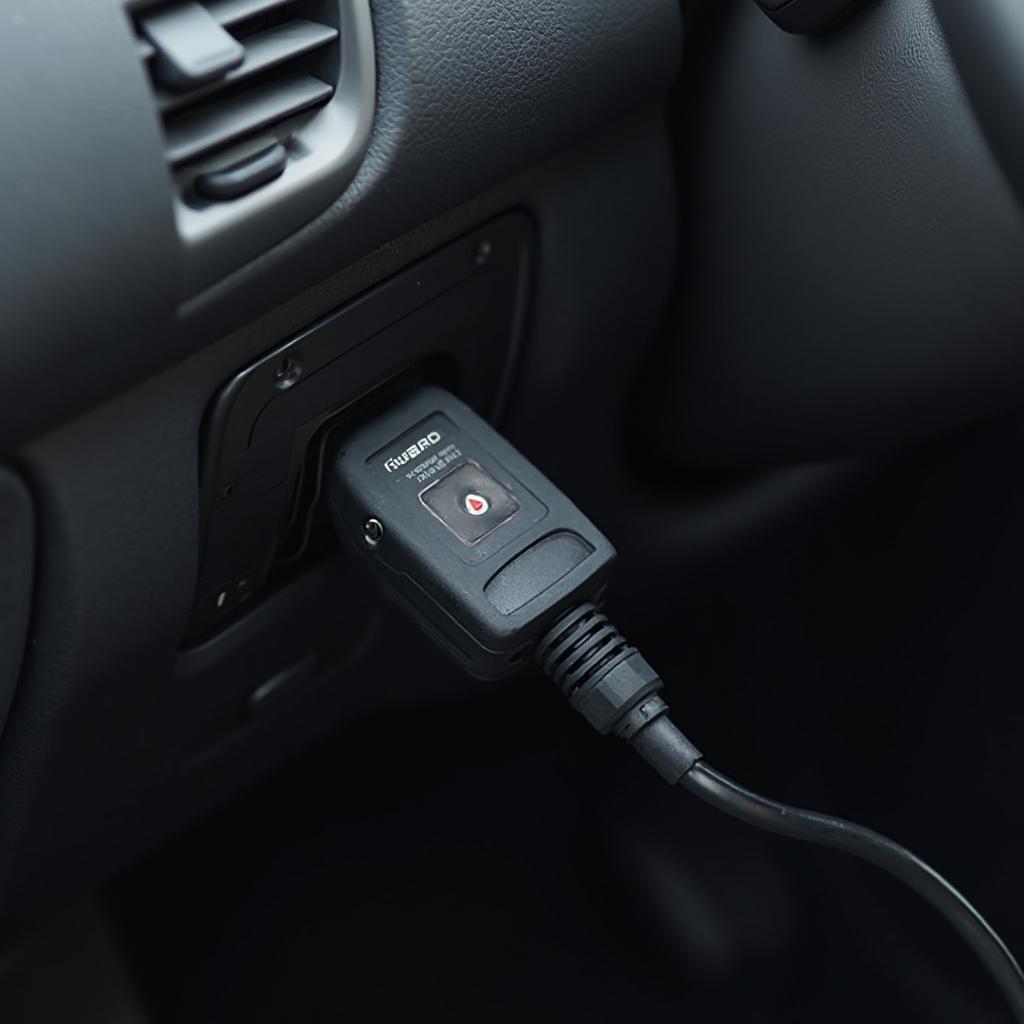 OBD2 V519 Connected to Car OBD2 Port