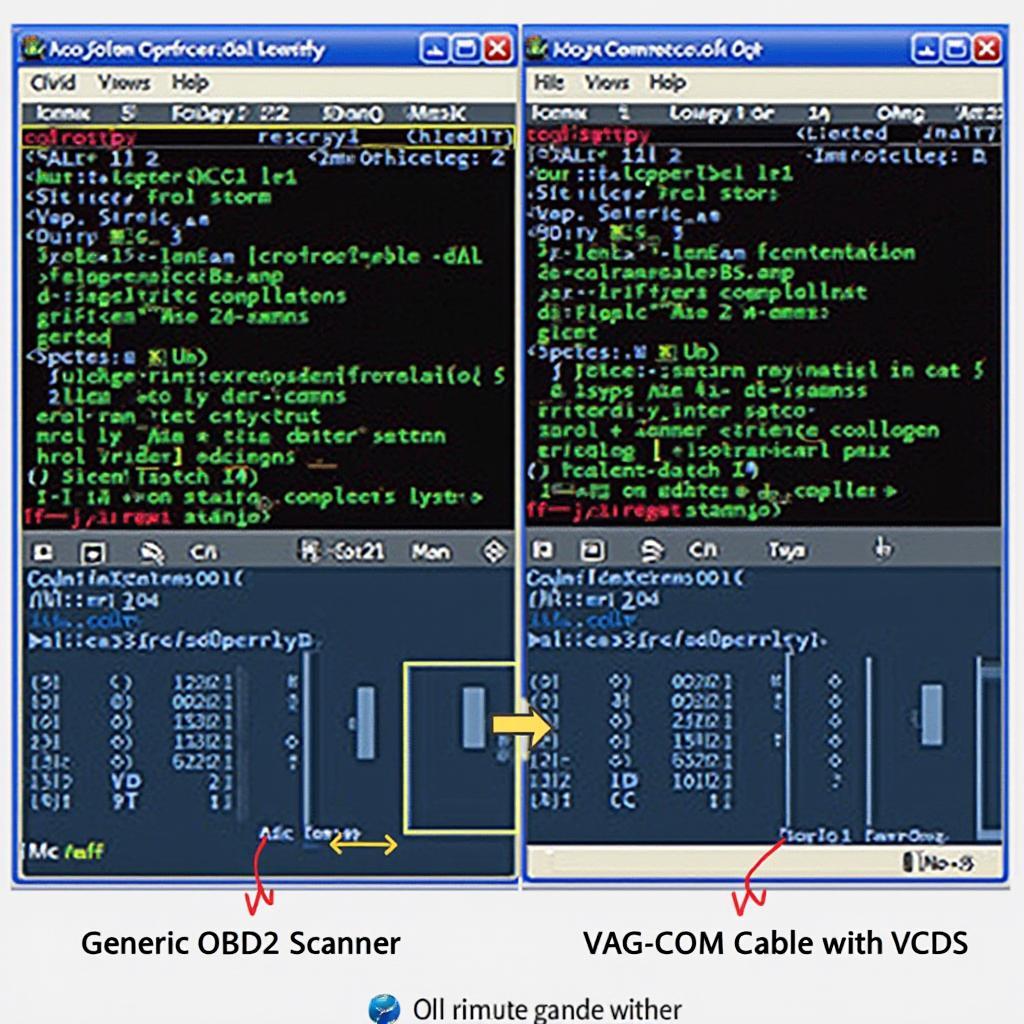 OBD2 vs VAG Diagnostic Scan Comparison