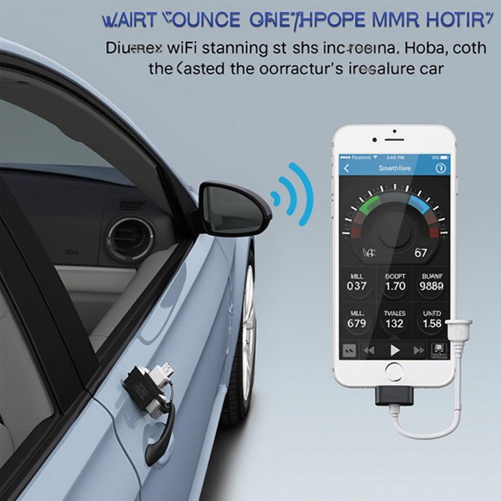 OBD2 WiFi Connection Diagram