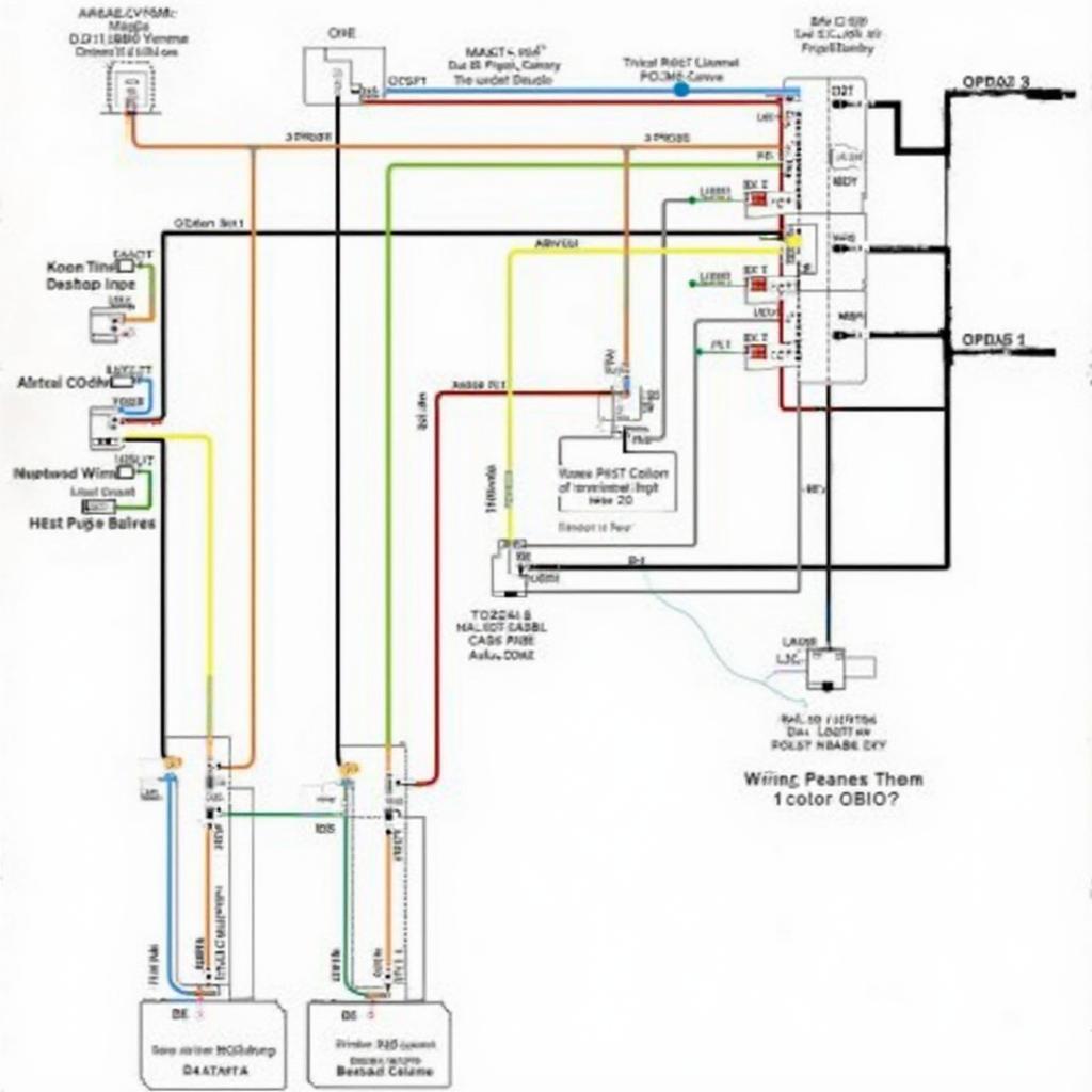 OBD2 Wiring Diagram with Color Explanations