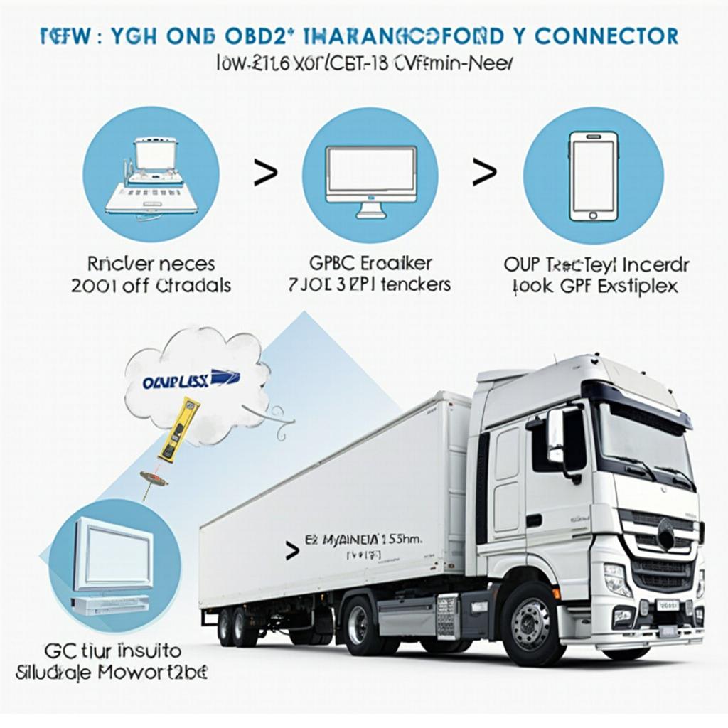 OBD2 Y Connector used for fleet management