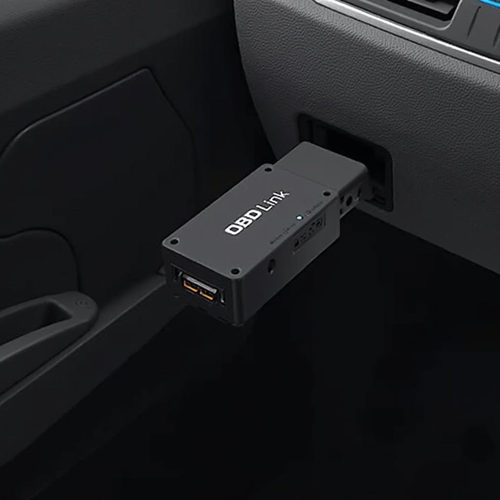 OBDLink MX+ Pro Connected to Car OBD2 Port