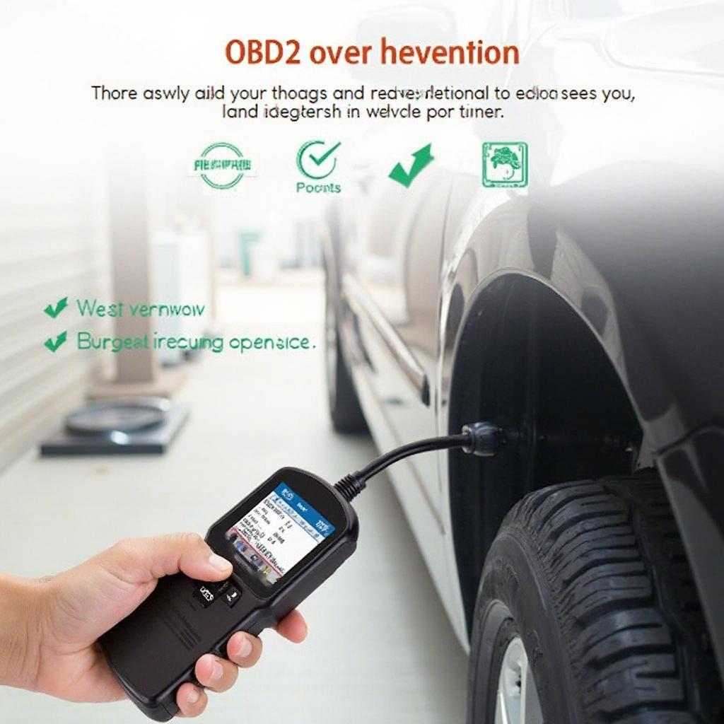 Octo OBD2 Scanner Connected to Car OBD2 Port