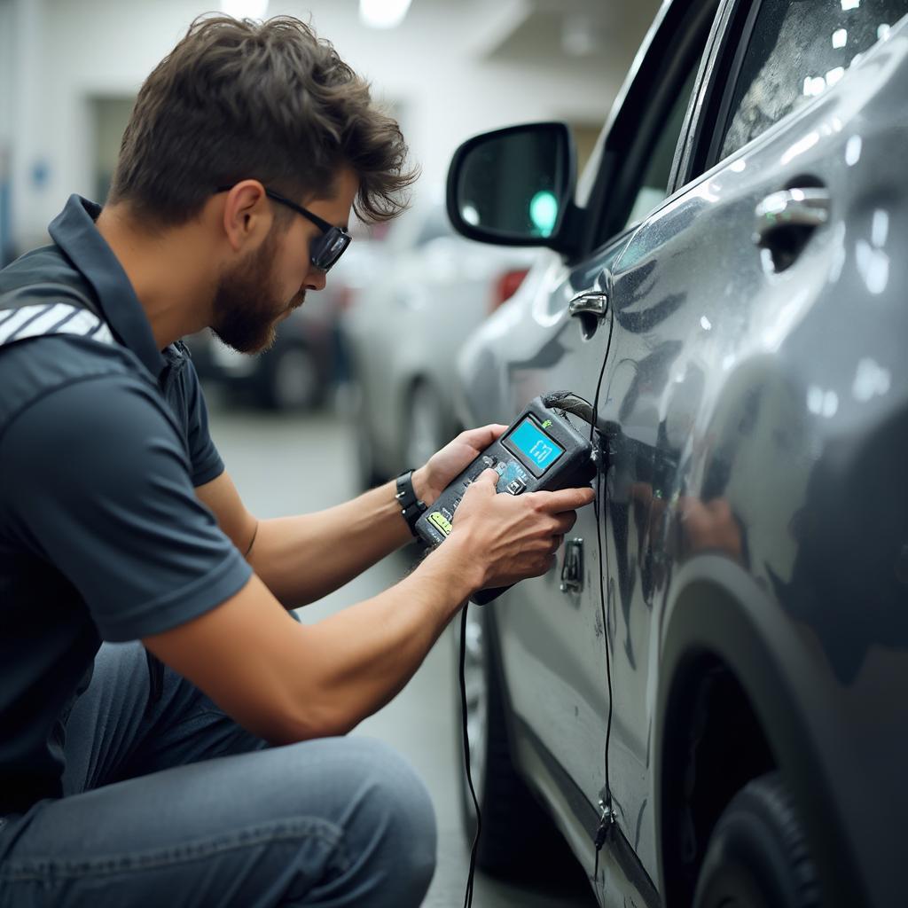 Ohio ECheck OBD2 Test Equipment in Action