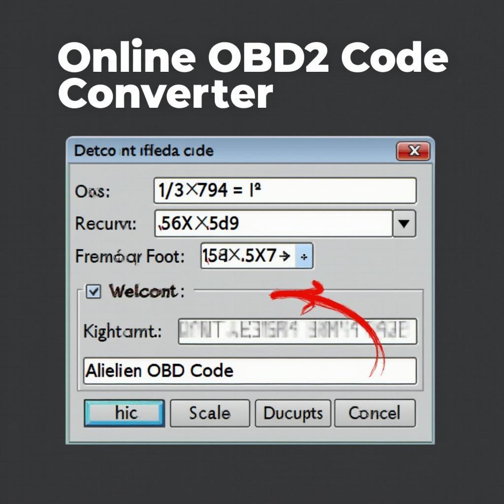 Online OBD2 Code Converter