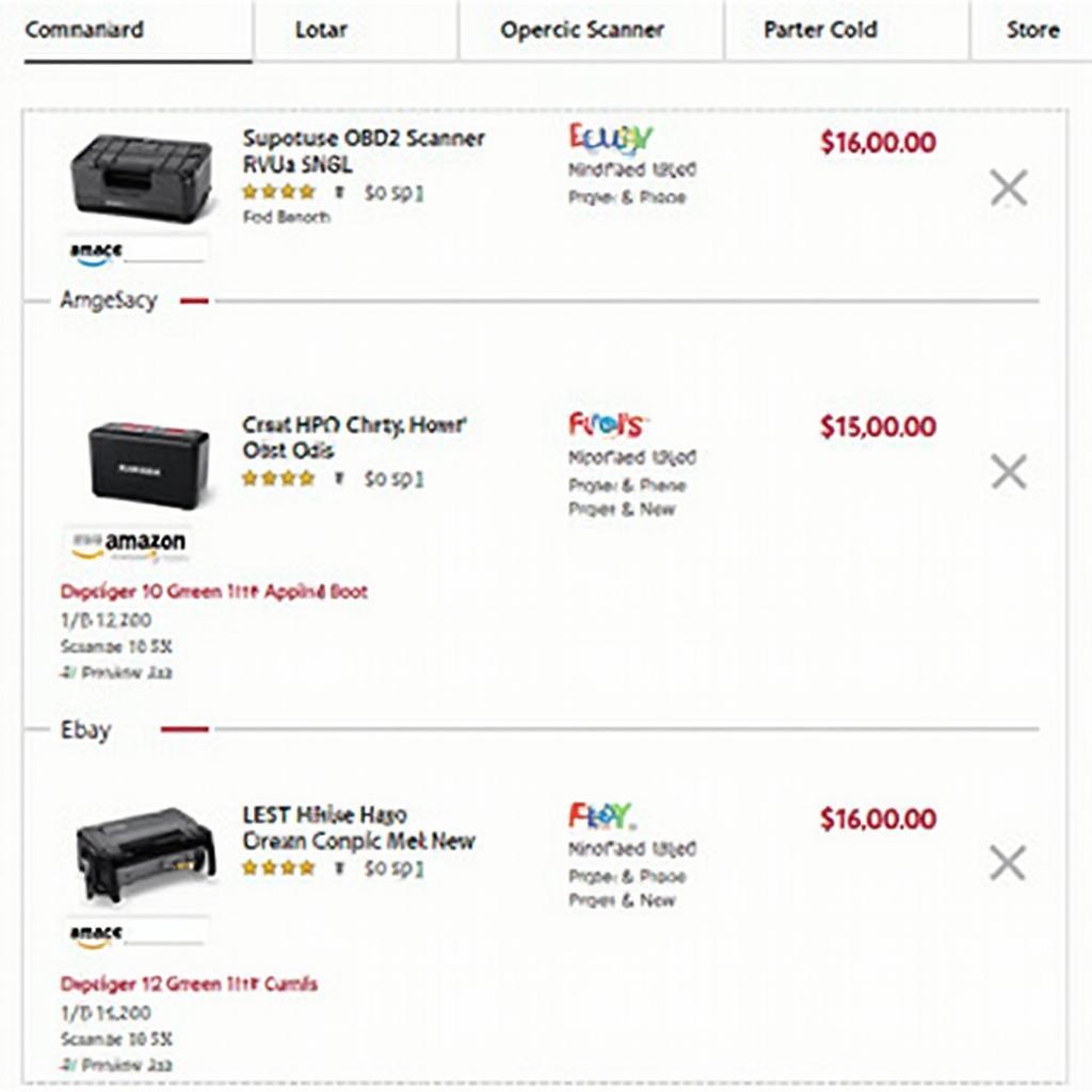 Comparing online obd2 scanner discounts across different retailers